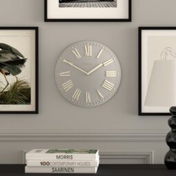 Jones Clocks Regal Wall Clock - Dove Grey - thumbnail 2