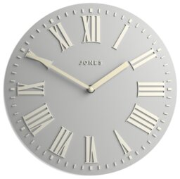 Jones Clocks Regal Wall Clock - Dove Grey - thumbnail 1