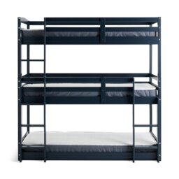 Argos Home Josie Single Triple Bunk Bed - Blue - thumbnail 2