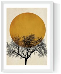 East End Prints Winter Morning White Frame Art Print - A2 - thumbnail 2