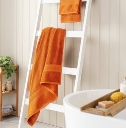 Habitat Supersoft Bath Sheet - Copper - thumbnail 2