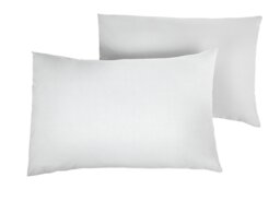 Habitat Cotton Rich 180TC Standard Pillowcase Pair-Dove Grey - thumbnail 1