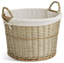 Habitat Willow Storage Basket - Grey - thumbnail 1