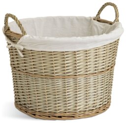 Habitat Willow Storage Basket - Grey - thumbnail 2