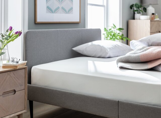 Habitat Cool Cotton Lyocell White Fitted Sheet - Superking - image 1