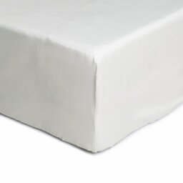Habitat Cool Cotton Lyocell White Fitted Sheet - Superking - thumbnail 2
