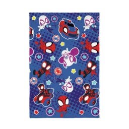 Disney Spidey & Friends Fleece Throw - Blue - 150x100cm - thumbnail 1