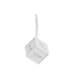 Argos Home Single Baby's First Christmas Cube Bauble - thumbnail 2