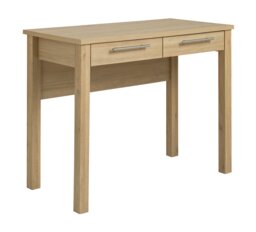 Argos Home Brisbane 2 Drawer Dressing Table - Oak - thumbnail 1