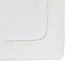 Habitat Cool Cotton Lyocell White Fitted Sheet - Kingsize - thumbnail 2