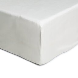 Habitat Cool Cotton Lyocell White Fitted Sheet - Kingsize - thumbnail 1