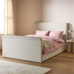 Argos Home Barley Kingsize Side Lift Ottoman Bed - Natural - thumbnail 1