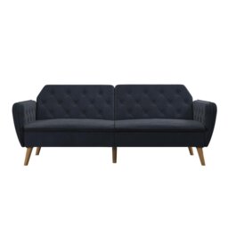 Novogratz Tallulah Velvet Clic Clac - Blue - thumbnail 2
