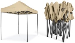 All Seasons 3m x 2m Pop Up Garden Gazebo - Beige - thumbnail 2
