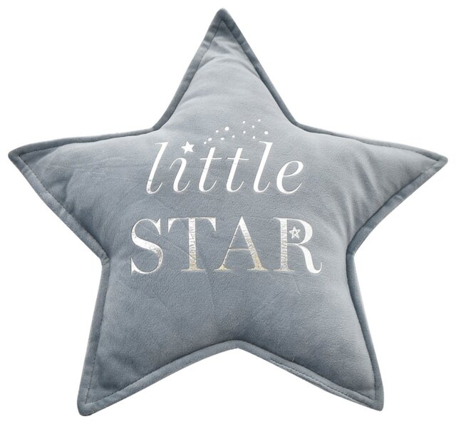 Bambino Little Star Cushion - Blue - 30x30cm - image 1