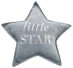 Bambino Little Star Cushion - Blue - 30x30cm - thumbnail 1