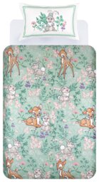 Disney Bambi Cotton Printed Floral Kids Bedding Set - Single - thumbnail 2