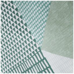 Catherine Lansfield Geometric Print Green Bedding Set-King - thumbnail 2