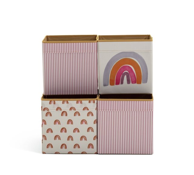 Habitat Rainbow Canvas Boxes