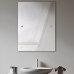 Innova Rectangle Drilled Bathroom Wall Mirror 45X60cm