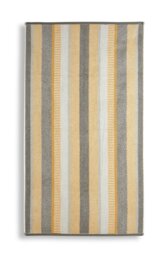 Habitat Horizontal Stripe Hand Towel - Mustard - thumbnail 2