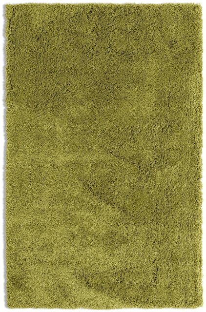 Habitat Noodle Plain Olive Shaggy Rug - 160x230cm - image 1