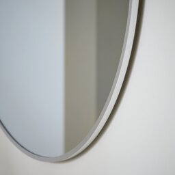 Habitat Silver Round Wall Mirror - 50x50cm - thumbnail 2