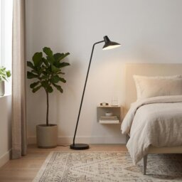 Nordlux Darci Metal Statement Floor Lamp - Black - thumbnail 1