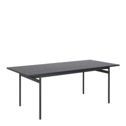 Furniture To Go Angus Wood 8 Seater Dining Table - Black - thumbnail 2