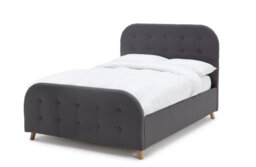 Argos Home Ashby Single Fabric Ottoman Bed Frame - Grey - thumbnail 1