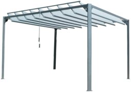 Norfolk Leisure Pandora 3m x 3.6m Garden Gazebo - Grey - thumbnail 2