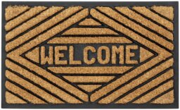 Argos Home Welcome Natural & Black  Doormat - thumbnail 2