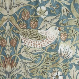 Habitat x Morris & Co. Curtains - Blue - 168x229cm - thumbnail 2