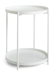 Habitat Rex Side Table - White - thumbnail 1