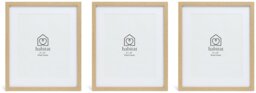 Habitat Oak Effect Wooden 3 Pack Picture Frame - Mixed Size - thumbnail 2