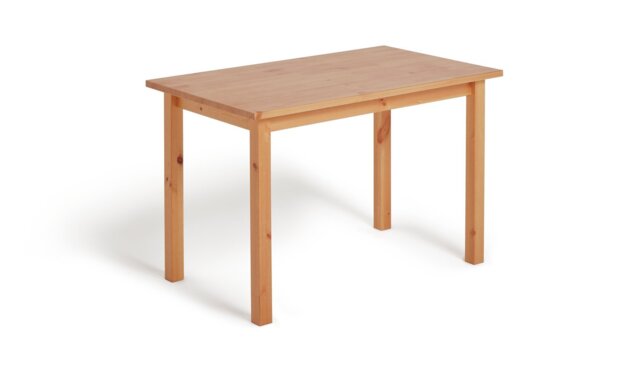 Argos Home Ashdon Solid Pine 4 Seater Dining Table-Oak Stain - image 1