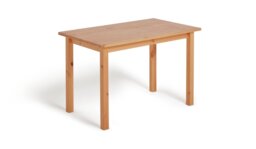 Argos Home Ashdon Solid Pine 4 Seater Dining Table-Oak Stain - thumbnail 1