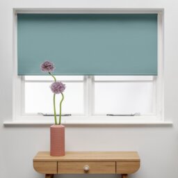 Argos Home Blackout Egg Shell Blue Roller Blind - 150cm - thumbnail 1