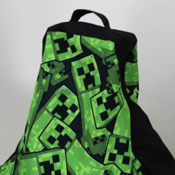 Minecraft Bean Bag Chair - Green and Black - thumbnail 2