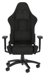 CORSAIR TC100 RELAXED Gaming Chair - Black - thumbnail 2