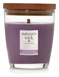 Nature's Wick Singlewick Candle - Lavender & Oat Milk