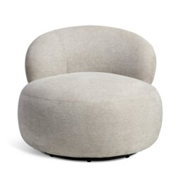 Habitat Kori Fabric Swivel Chair - Grey