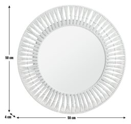 Habitat Rope Round Wall Mirror - 50x50cm - thumbnail 2