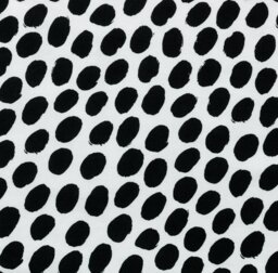 Habitat Dalmatian Eyelet Curtains  Black & White - 168x183cm - thumbnail 2