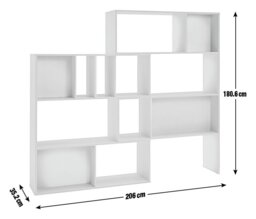 Habitat Extendable Wide Shelving Unit - White - thumbnail 2