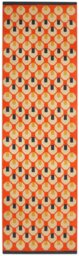 Habitat Octo Geometric Orange Cotton  Runner - thumbnail 2