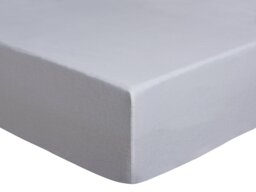 Habitat Soft and Cosy Brushed Cotton White Fitted Sheet - D - thumbnail 1