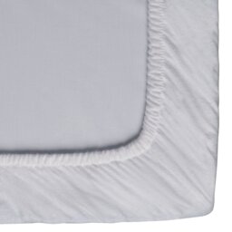 Habitat Soft and Cosy Brushed Cotton White Fitted Sheet - D - thumbnail 2