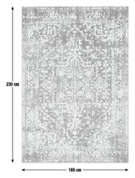 Asiatic Nova Classic Medallion Blue Cut Pile Rug - 160x230cm - thumbnail 2