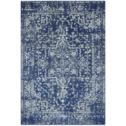 Asiatic Nova Classic Medallion Blue Cut Pile Rug - 160x230cm